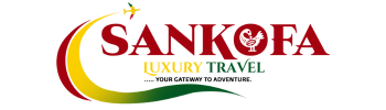 The logo for Sankofa Luxury Travel