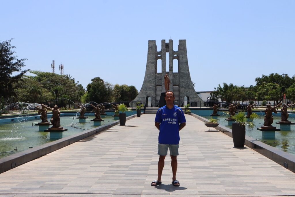 A landscape pic of Ran Neef at Kwame Nkrumah Museum